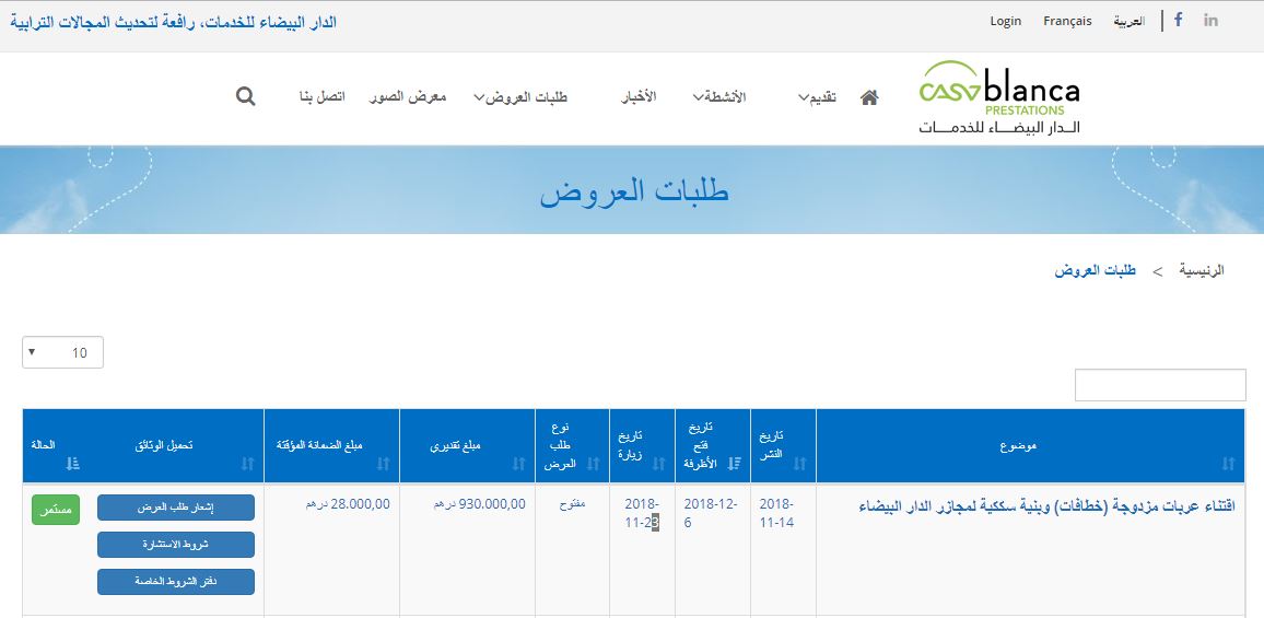 مجلس المدينة يقتني عربات مزدوجة (خطافات) وبنية سككية لمجازر البيضاء