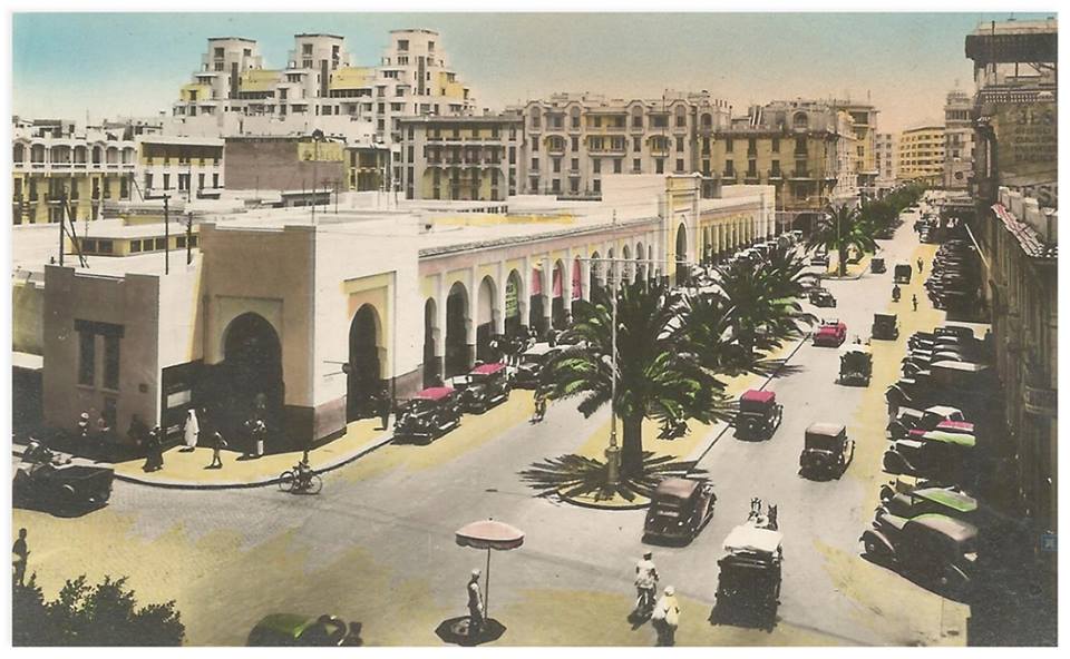 السوق المركزي «مارشي سنطرال» بالدار البيضاء 1940
