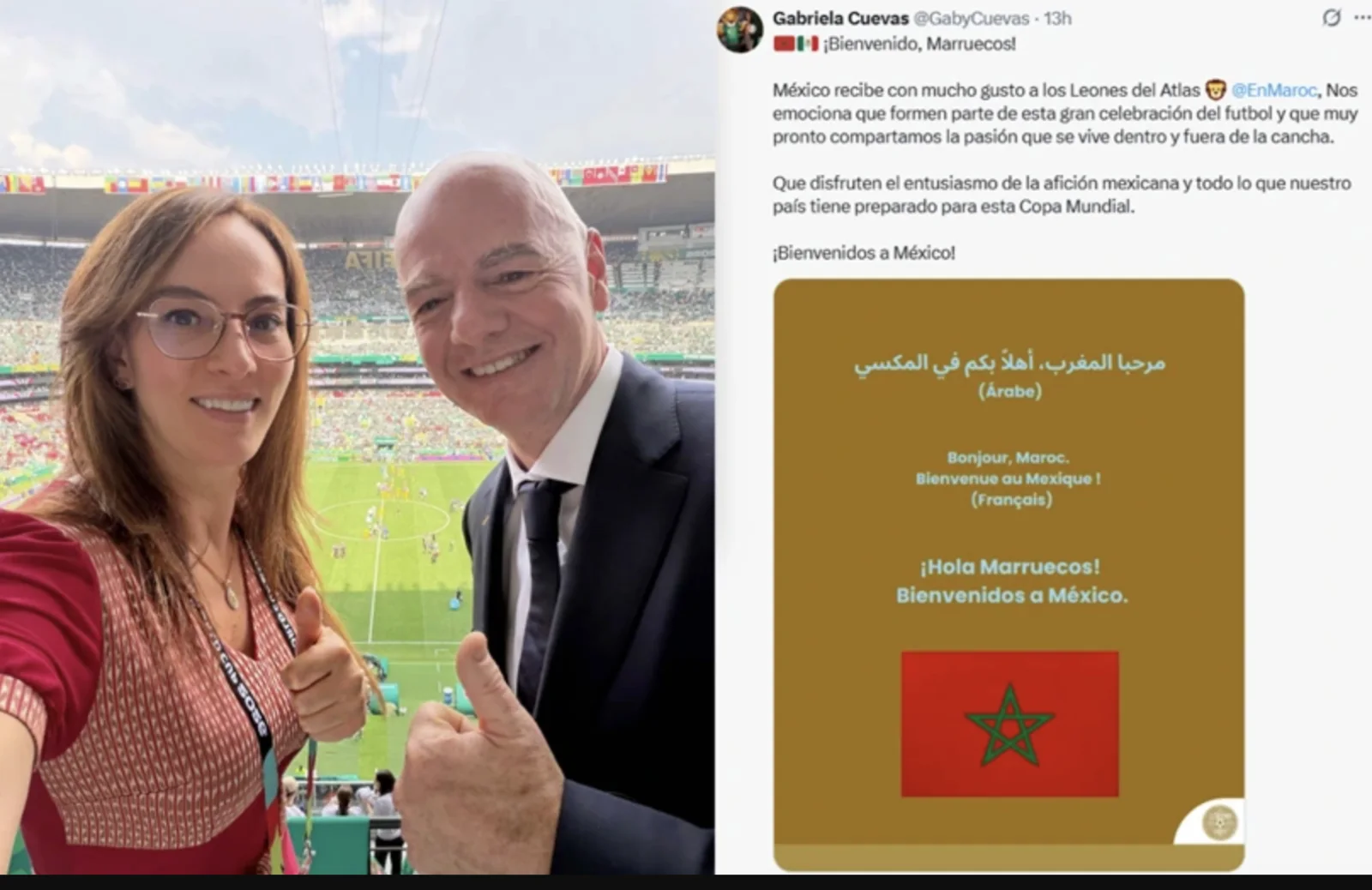 «مرحبا بكم في المكسيك».. رسالة ترحيب رسمية بالمنتخب المغربي وجماهيره في مونتيري
