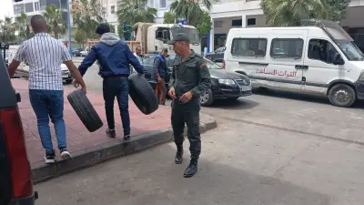 حجز 380 عجلة مطاطية بالرحمة للحد من مخاطر «شعالة» عاشوراء
