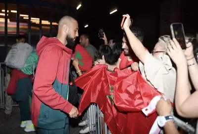 بعثة المنتخب الوطني تصل لمونتيري لملاقاة هولندا
